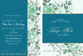 file cdr vector thiep moi dam cuoi 18