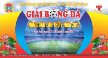 file corel backdrop bong da the duc the thao 30