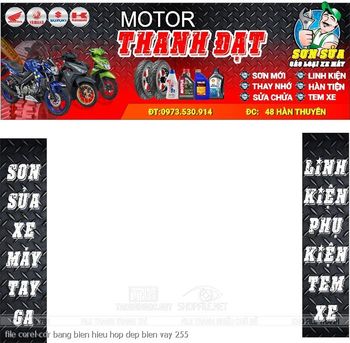 file corel cdr bang bien hieu hop dep bien vay 255