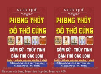 file corel cdr bang bien hieu hop dep bien vay 400