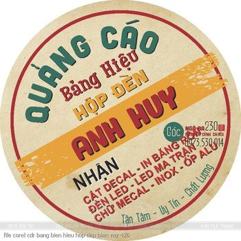file corel cdr bang bien hieu hop dep bien vay 426