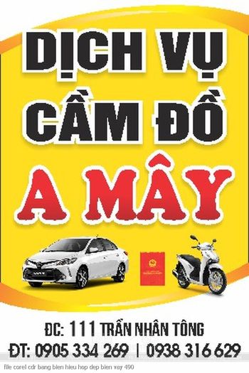 file corel cdr bang bien hieu hop dep bien vay 490