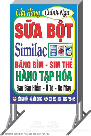 file corel cdr bang bien hieu hop dep bien vay 536