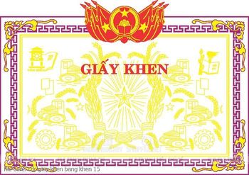file corel cdr giay khen bang khen 15