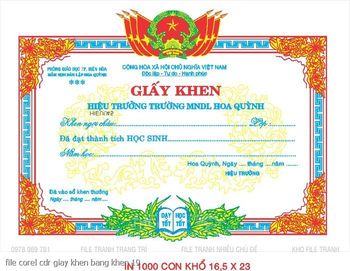 file corel cdr giay khen bang khen 19