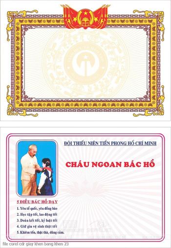 file corel cdr giay khen bang khen 23