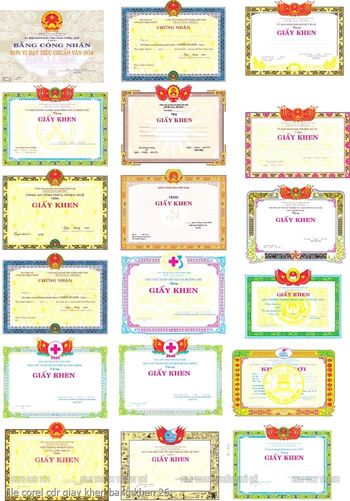 file corel cdr giay khen bang khen 26