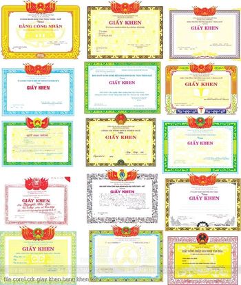 file corel cdr giay khen bang khen 28
