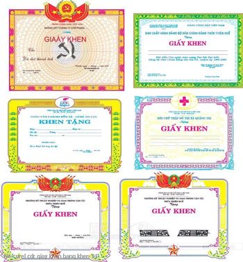 file corel cdr giay khen bang khen 34