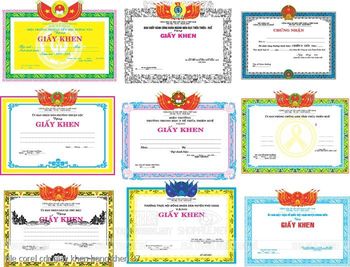 file corel cdr giay khen bang khen 37