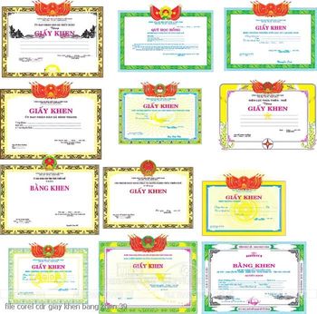 file corel cdr giay khen bang khen 39