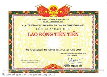 file corel cdr giay khen chung nhan cong duc 11
