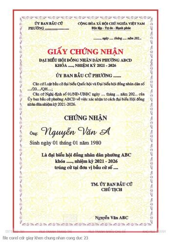 file corel cdr giay khen chung nhan cong duc 16