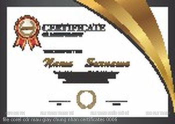 file corel cdr mau giay chung nhan certificates 0006