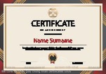 file corel cdr mau giay chung nhan certificates 0008
