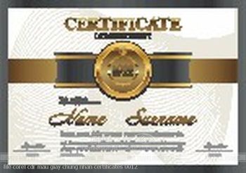 file corel cdr mau giay chung nhan certificates 0012