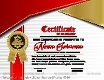 file corel cdr mau giay chung nhan certificates 0016