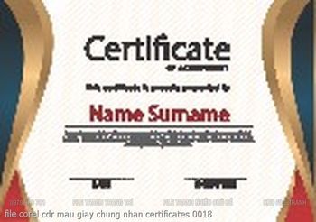 file corel cdr mau giay chung nhan certificates 0018