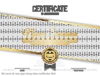 file corel cdr mau giay chung nhan certificates 0021