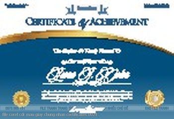 file corel cdr mau giay chung nhan certificates 0024