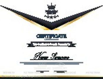 file corel cdr mau giay chung nhan certificates 0032
