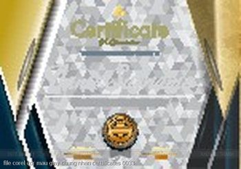 file corel cdr mau giay chung nhan certificates 0033