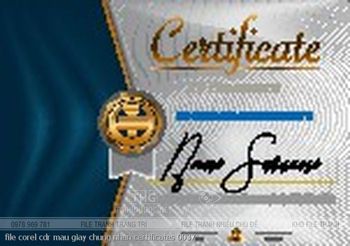 file corel cdr mau giay chung nhan certificates 0037