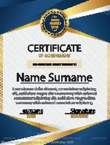 file corel cdr mau giay chung nhan certificates 0050