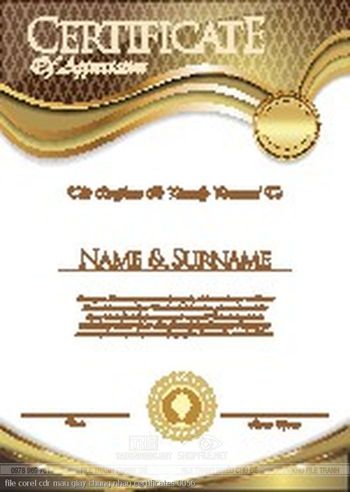 file corel cdr mau giay chung nhan certificates 0056