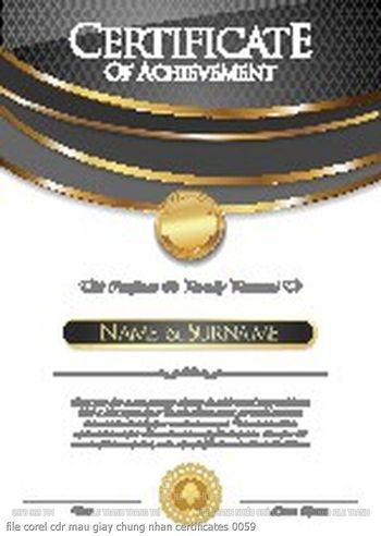file corel cdr mau giay chung nhan certificates 0059