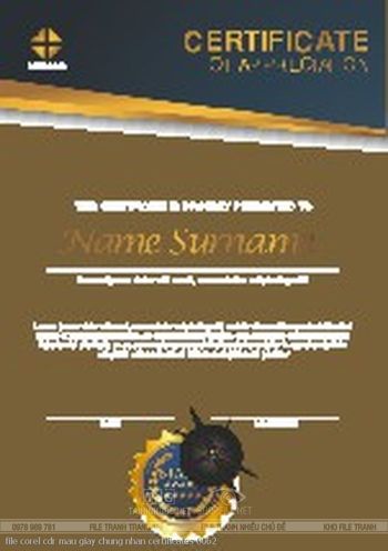 file corel cdr mau giay chung nhan certificates 0062