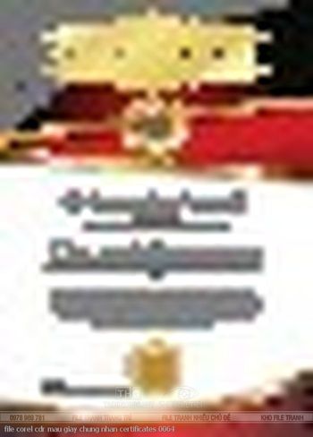 file corel cdr mau giay chung nhan certificates 0064