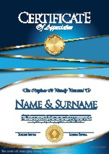 file corel cdr mau giay chung nhan certificates 0067