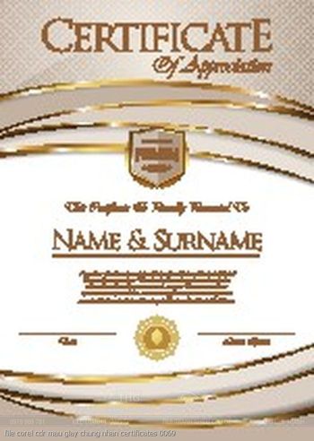 file corel cdr mau giay chung nhan certificates 0069