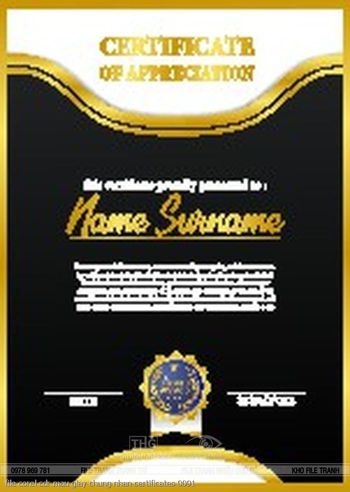 file corel cdr mau giay chung nhan certificates 0091