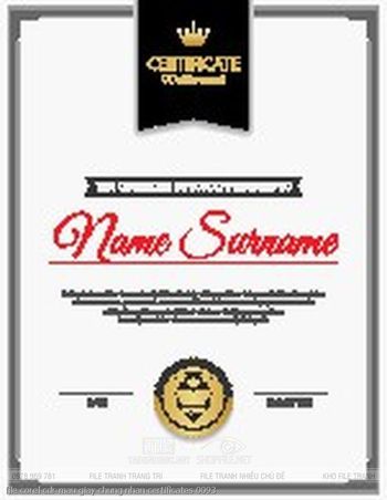 file corel cdr mau giay chung nhan certificates 0093