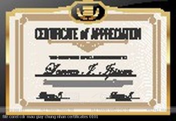 file corel cdr mau giay chung nhan certificates 0101