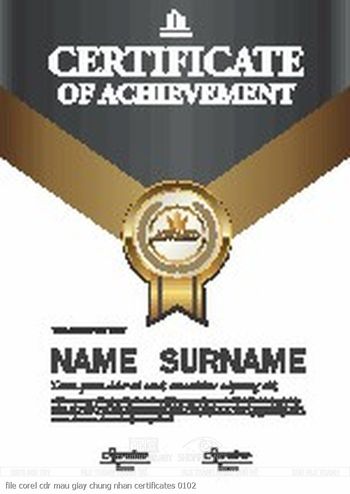 file corel cdr mau giay chung nhan certificates 0102