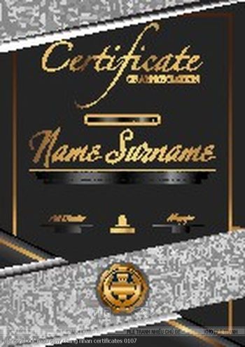 file corel cdr mau giay chung nhan certificates 0107