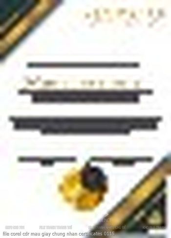 file corel cdr mau giay chung nhan certificates 0115