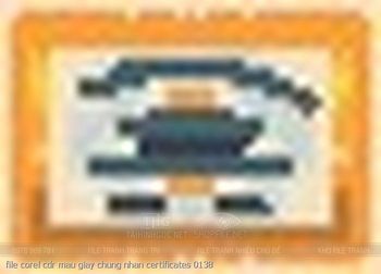 file corel cdr mau giay chung nhan certificates 0138