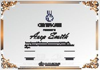 file corel cdr mau giay chung nhan certificates 0145