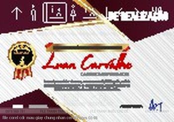 file corel cdr mau giay chung nhan certificates 0148