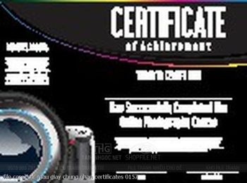 file corel cdr mau giay chung nhan certificates 0157