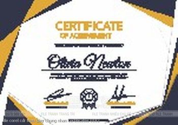 file corel cdr mau giay chung nhan certificates 0182