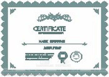 file corel cdr mau giay chung nhan certificates 0196