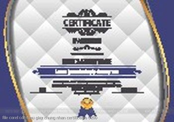 file corel cdr mau giay chung nhan certificates 0200