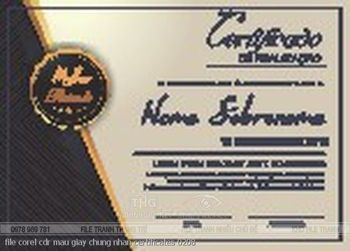 file corel cdr mau giay chung nhan certificates 0208
