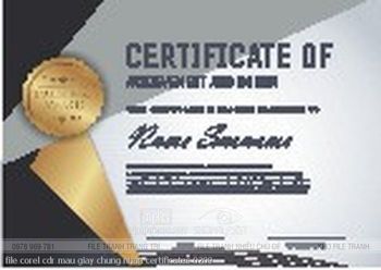 file corel cdr mau giay chung nhan certificates 0209