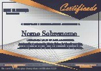 file corel cdr mau giay chung nhan certificates 0229